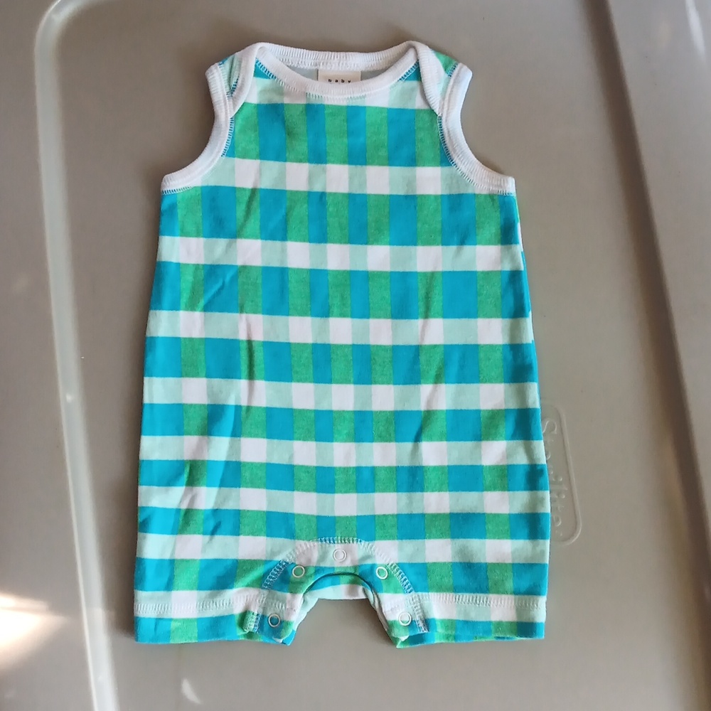 Gap summer checked romper - Picture 1 of 2